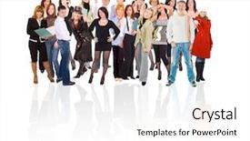  Presentation with students - Presentation featuring people series in my portfolio background and a white colored foreground