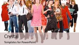  Presentation with groups - Amazing presentation theme having people series in my portfolio backdrop and a  colored foreground