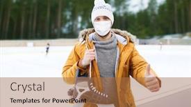  Presentation with virus disease - Amazing slide set having people-sport-gesture-and-leisure backdrop and a red colored foreground