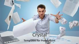  Presentation with angry people - Amazing theme having people stress emotions and fail backdrop and a lemonade colored foreground