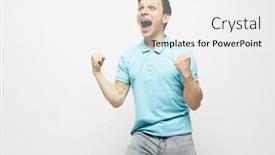  Presentation with winning - PPT layouts consisting of people-success-triumph-victory-winning background and a white colored foreground