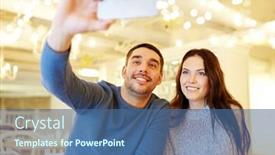  Presentation with data mining data minig concept - PPT layouts having people-technology-and-dating-concept background and a ocean colored foreground