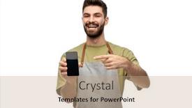  Presentation with job - Amazing PPT layouts having people-technology-and-job-concept backdrop and a coral colored foreground