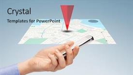  Presentation with navigation - Amazing slide deck having people technology navigation and media backdrop and a light blue colored foreground