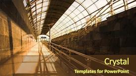  Presentation with interior - Cool new presentation with pepople mooving in arch interior backdrop and a tawny brown colored foreground