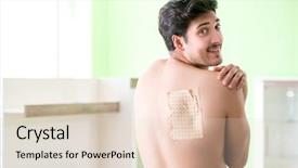  Presentation with capsicum - Amazing presentation design having pepper capsicum plaster to relieve backdrop and a  colored foreground