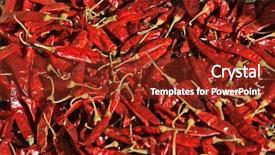  Presentation with chilli - Presentation enhanced with pepper for sale at rural background and a tawny brown colored foreground