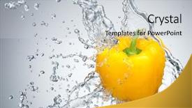  Presentation with spray - Amazing slide deck having  backdrop and a  colored foreground