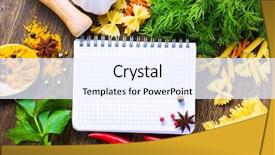  Presentation with chilli - PPT theme enhanced with pepper macaroni herbs and splice background and a  colored foreground