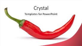  Presentation with pepper - Beautiful PPT layouts featuring pepper on a white background backdrop and a white colored foreground