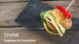  Presentation with jalapeno - Cool new theme with pepper on slate at wood backdrop and a violet colored foreground