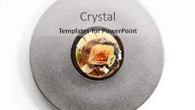  Presentation with chinese restaurant - Slides having pepper-steak-top-view-delicious background and a white colored foreground