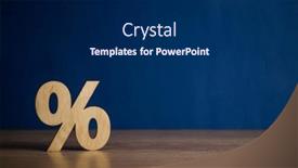  Presentation with percentage - PPT layouts having percentage-sign-symbol-icon-wooden background and a navy blue colored foreground