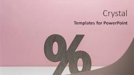  Presentation with percentage - Colorful presentation design enhanced with percentage-sign-symbol-icon backdrop and a lemonade colored foreground