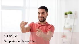  Presentation with perception - Theme with perception de soi - gaming virtual reality entertainment background and a  colored foreground