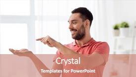  Presentation with virtual reality physical therapy - Beautiful PPT theme featuring perception de soi - virtual reality entertainment and people backdrop and a coral colored foreground