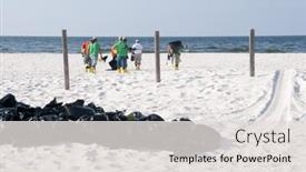  Presentation with oil spill - 