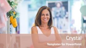  Presentation with beautiful hispanic woman - PPT layouts featuring perfec asisttant - beautiful middle age hispanic woman background and a  colored foreground