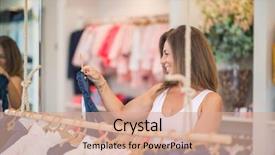  Presentation with beautiful hispanic woman - Colorful slide set enhanced with perfec asisttant - beautiful middle age hispanic woman backdrop and a  colored foreground