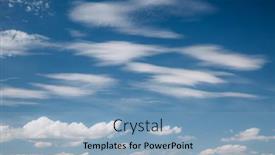  Presentation with climate - Amazing PPT layouts having perfect-blue-sky-with-white backdrop and a light blue colored foreground