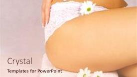  Presentation with human body reflex - PPT theme consisting of illustrated abstract flat flag background and a  colored foreground.