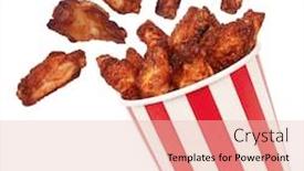  Presentation with chicken - Cool new slides with perfect-chicken-wings-flying-around backdrop and a lemonade colored foreground