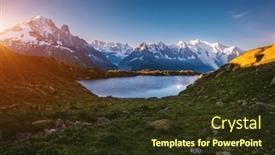  Presentation with lac - Presentation design featuring perfect-morning-scene-of-high background and a tawny brown colored foreground