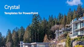  Presentation with north america world women - Beautiful theme featuring perfect neighbourhood houses in suburb backdrop and a gray colored foreground