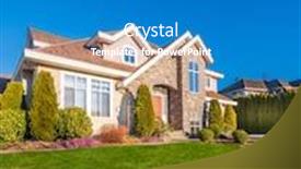  Presentation with north america - Audience pleasing presentation theme consisting of perfect-neighbourhood-houses-in-suburb backdrop and a gray colored foreground