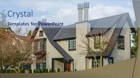  Presentation with north america - Amazing presentation having perfect-neighbourhood-houses-in-suburb backdrop and a light blue colored foreground