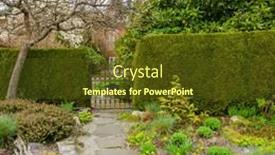  Presentation with america - Presentation theme featuring perfect-neighbourhood-houses-in-suburb background and a tawny brown colored foreground