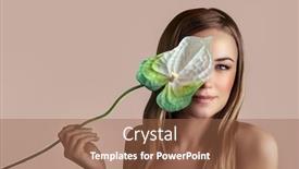  Presentation with skin care natural - Slide deck with perfect-skin-therapy-body background and a tawny brown colored foreground