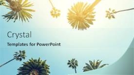  Presentation with tall - PPT theme enhanced with perfect-summer-day-in-california background and a  colored foreground