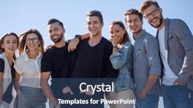  Presentation with perfect - Slide set with perfect team happy pleasant joyful background and a ocean colored foreground