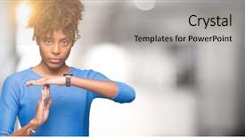  Presentation with breastfeeding and african american - Cool new theme with perfect timing - beautiful young african american woman backdrop and a light gray colored foreground