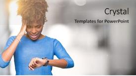  Presentation with african american marriage - Audience pleasing PPT theme consisting of perfect timing - beautiful young african american woman backdrop and a light gray colored foreground