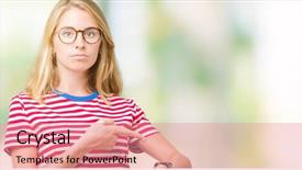  Presentation with glasses - Colorful PPT layouts enhanced with perfect timing - beautiful young woman wearing glasses backdrop and a  colored foreground