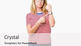  Presentation with glasses - Beautiful slides featuring perfect timing - beautiful young woman wearing glasses backdrop and a  colored foreground