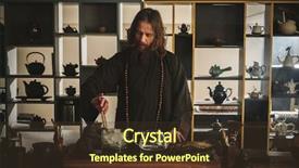  Presentation with virtual award ceremony - PPT layouts having perfomance - tea ceremony is perfomed background and a tawny brown colored foreground