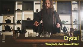  Presentation with awards ceremony ipl - Colorful presentation theme enhanced with perfomance - tea ceremony is perfomed backdrop and a tawny brown colored foreground