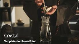  Presentation with thankdgiving ceremony - Slide set having perfomance - tea ceremony is perfomed background and a dark gray colored foreground