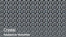  Presentation with iron - Slides featuring perforated metal sheets - antique cross pattern iron lattice background and a  colored foreground