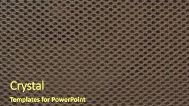  Presentation with cells - Cool new presentation with perforated metal sheets - protective brown fabric with large backdrop and a  colored foreground
