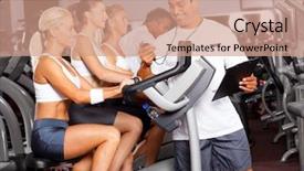  Presentation with sport coaching - Amazing presentation design having performance coaching - sport coach timing cyclist backdrop and a coral colored foreground