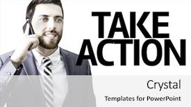  Presentation with counseling - Presentation theme enhanced with performance counseling - business man with the text background and a white colored foreground