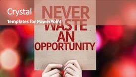  Presentation with counseling - PPT theme enhanced with performance counseling - never waste an opportunity card background and a coral colored foreground