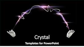  Presentation with black magic - Cool new PPT theme with performance illusion circus show concept backdrop and a black colored foreground