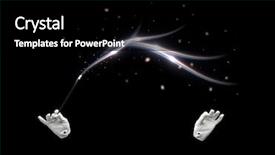  Presentation with illusion - Cool new slides with performance illusion circus show concept backdrop and a black colored foreground