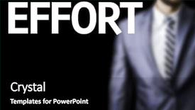  Presentation with performance - PPT theme consisting of performance meter - effort written on a board background and a black colored foreground