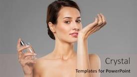  Presentation with luxury - Audience pleasing slide deck consisting of perfumery-beauty-and-luxury-concept backdrop and a coral colored foreground